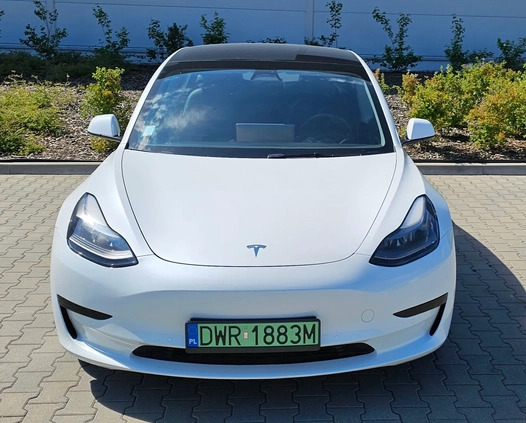 Tesla Model 3 cena 161800 przebieg: 27259, rok produkcji 2022 z Łęczyca małe 301